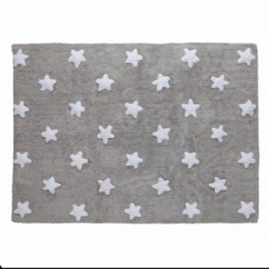 Tapete Estrelas Cinza 120 x 160 cm